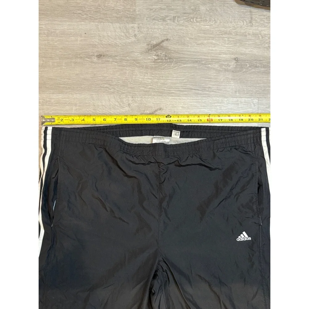 Adidas‎ Track Pants Athletic Training Warm Up 3 Stripe Black XL